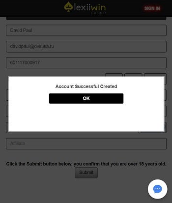 lexiiwin registration 4