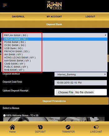K9win deposit 3