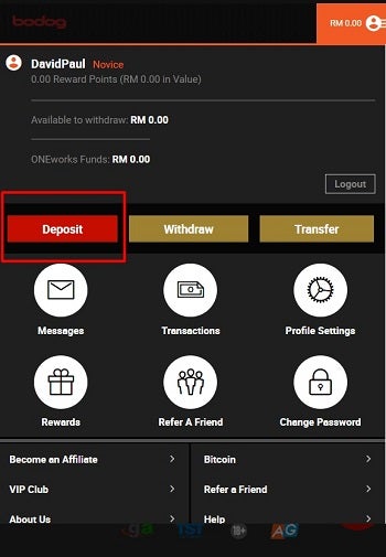 bodog deposit 2