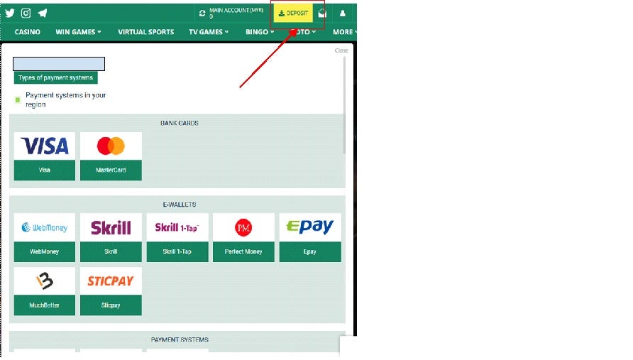 Betwinner deposit 